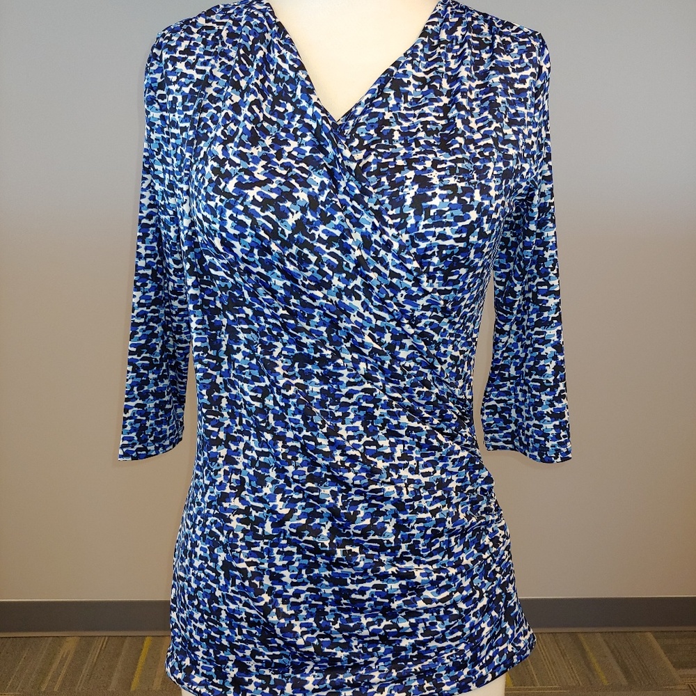 Larry Levine Cross Front Top